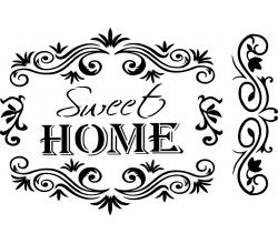 stencil Schablone Sweet Home